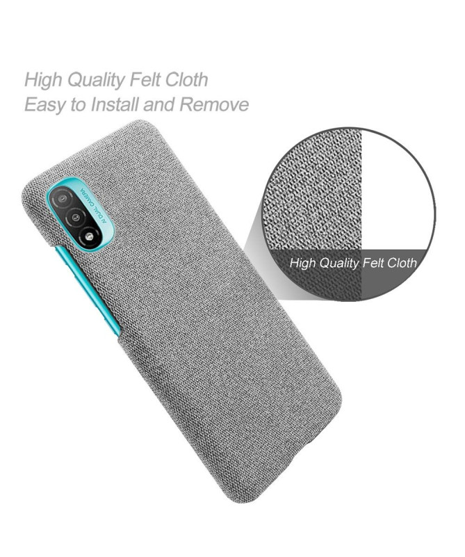 Coque Motorola Moto E20 / E30 / E40 revêtement tissu