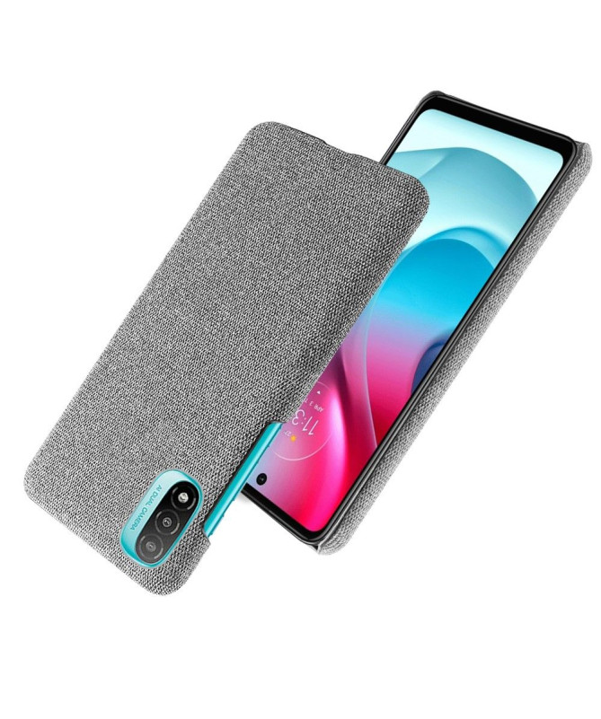 Coque Motorola Moto E20 / E30 / E40 revêtement tissu