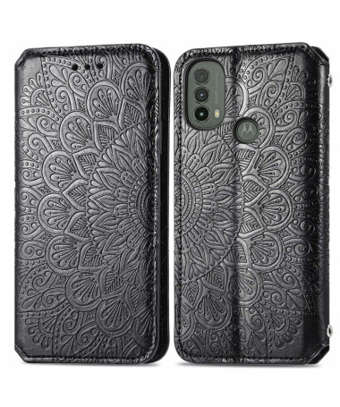 Housse Motorola Moto E20 / E30 / E40 Flip Chic Mandala