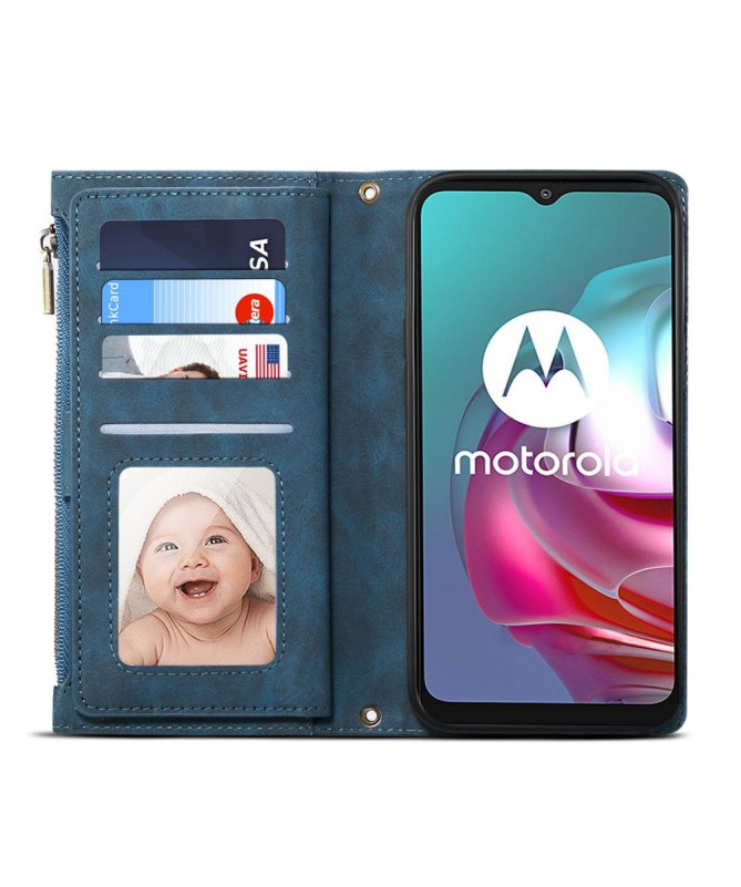 Housse Motorola Moto E20 / E30 / E40 Portefeuille Irène