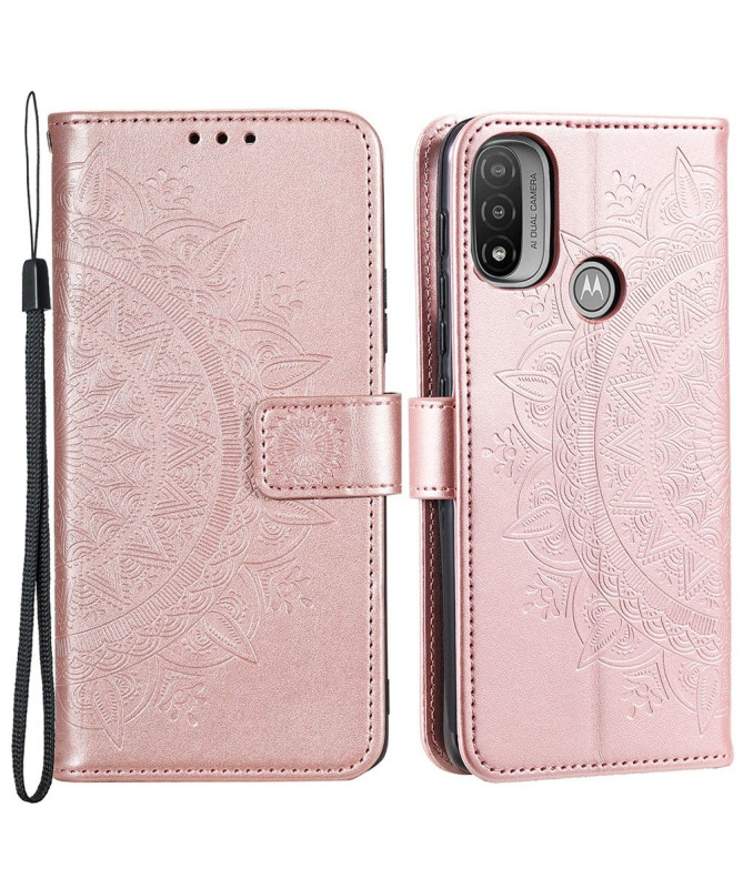 Housse Motorola Moto E20 / E30 / E40 Mandala Soleil