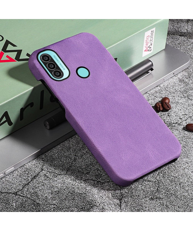 Coque Motorola Moto E20 / E30 / E40 imitation cuir