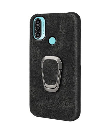 Coque Motorola Moto E20 / E30 / E40 imitation cuir avec support