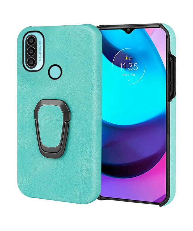 Coque Motorola Moto E20 / E30 / E40 imitation cuir avec support