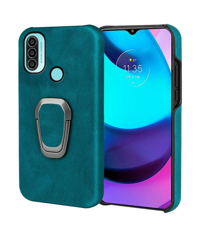 Coque Motorola Moto E20 / E30 / E40 imitation cuir avec support