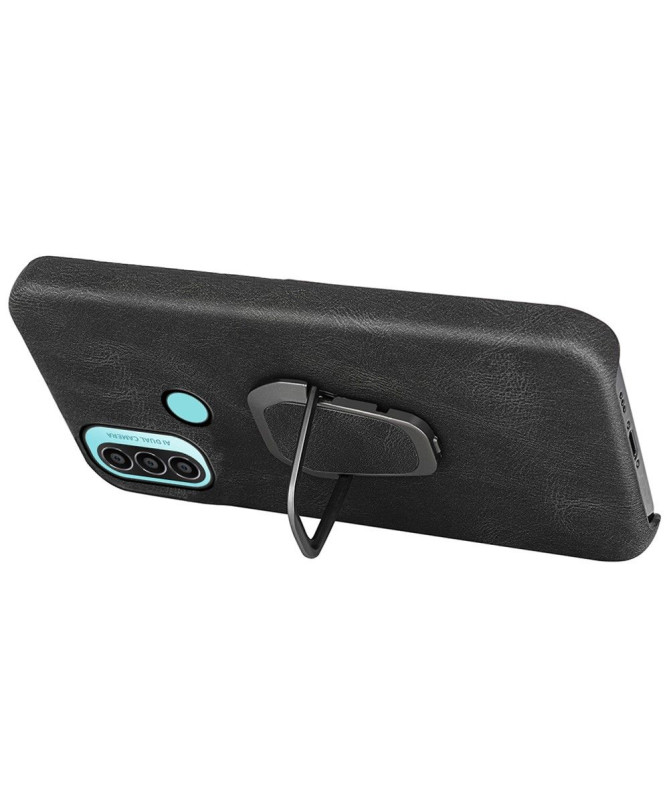 Coque Motorola Moto E20 / E30 / E40 imitation cuir avec support