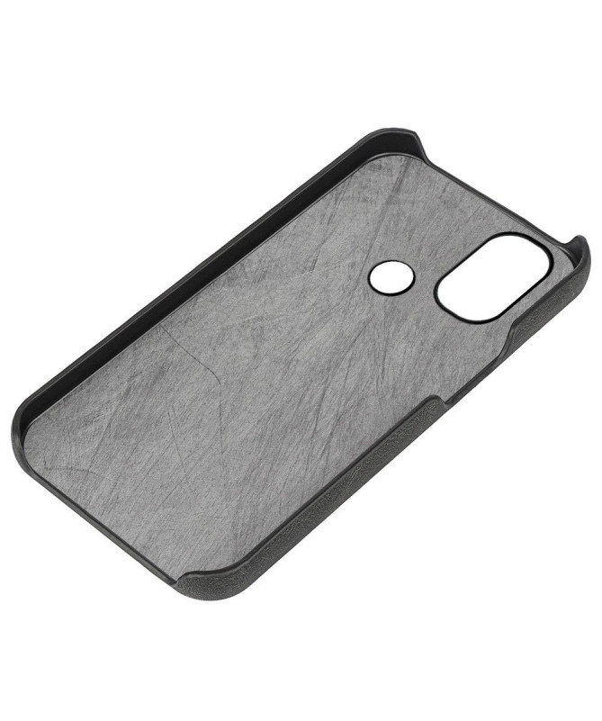 Coque Motorola Moto E20 / E30 / E40 imitation cuir avec support