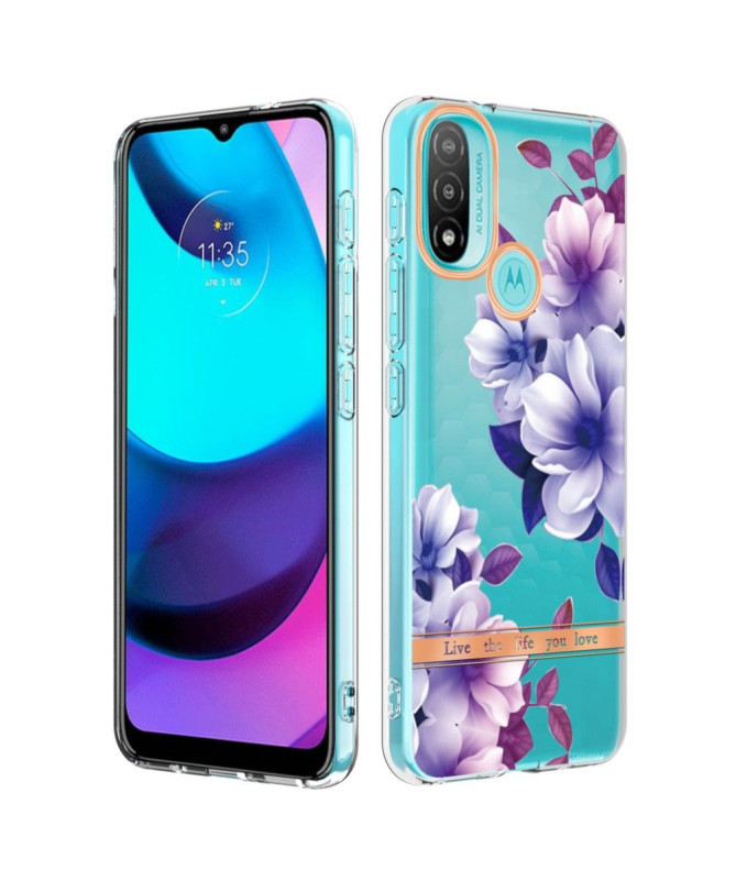 Coque Motorola Moto E20 / E30 / E40 Bégonia fleur