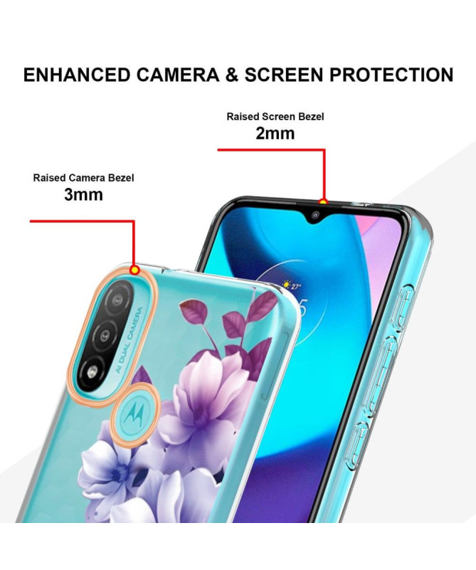 Coque Motorola Moto E20 / E30 / E40 Bégonia fleur