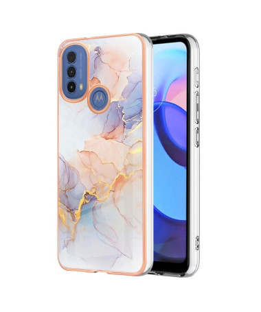 Coque Motorola Moto E40 / E30 / E20 marbre coloré