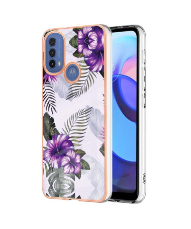 Coque Motorola Moto E40 / E30 / E20 Fleurs Exotiques