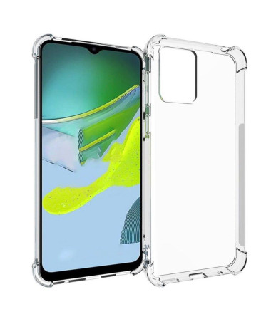 Coque Moto E13 transparente angles renforcés