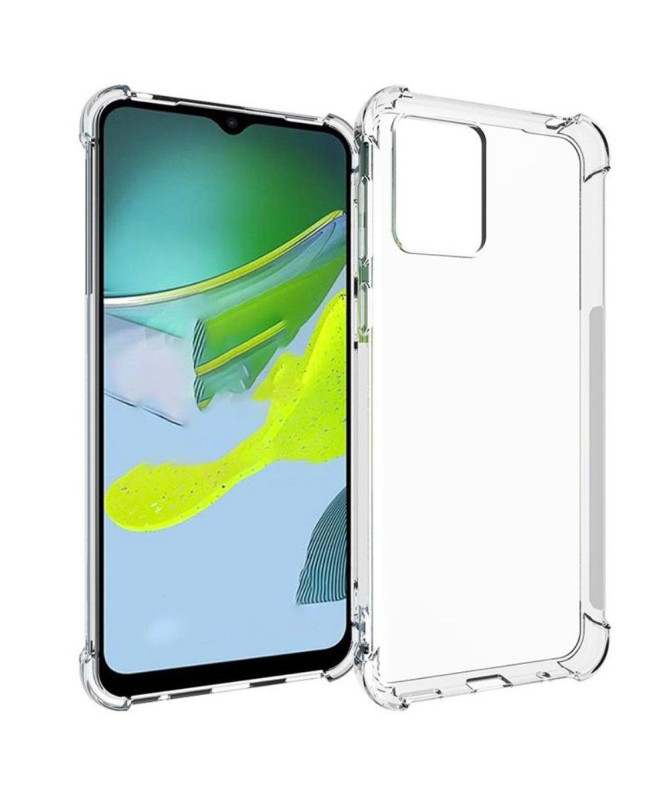 Coque Moto E13 transparente angles renforcés