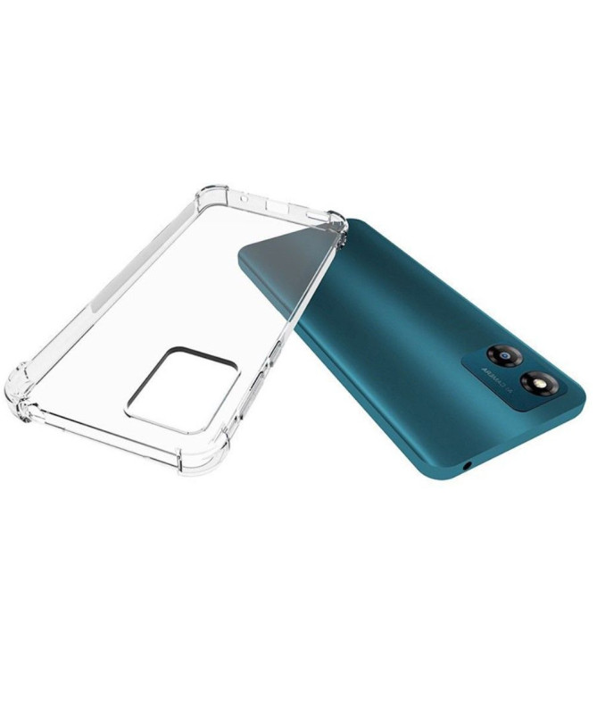 Coque Moto E13 transparente angles renforcés