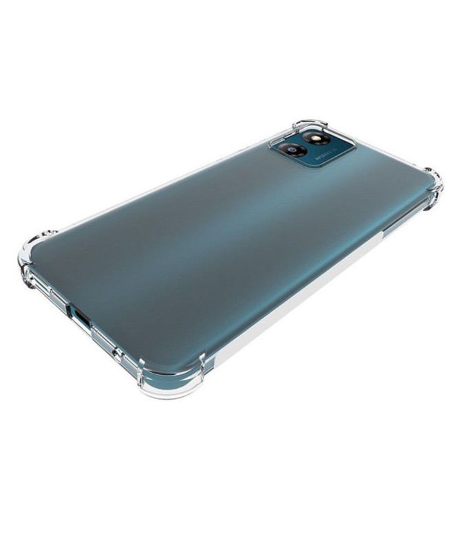 Coque Moto E13 transparente angles renforcés