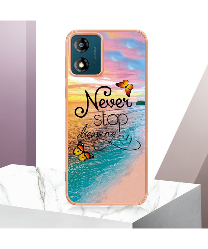 Coque Moto E13 Never Stop Dreaming