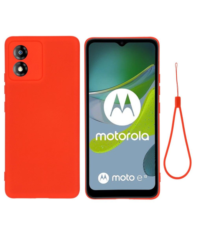 Coque Moto E13 Puro silicone liquide