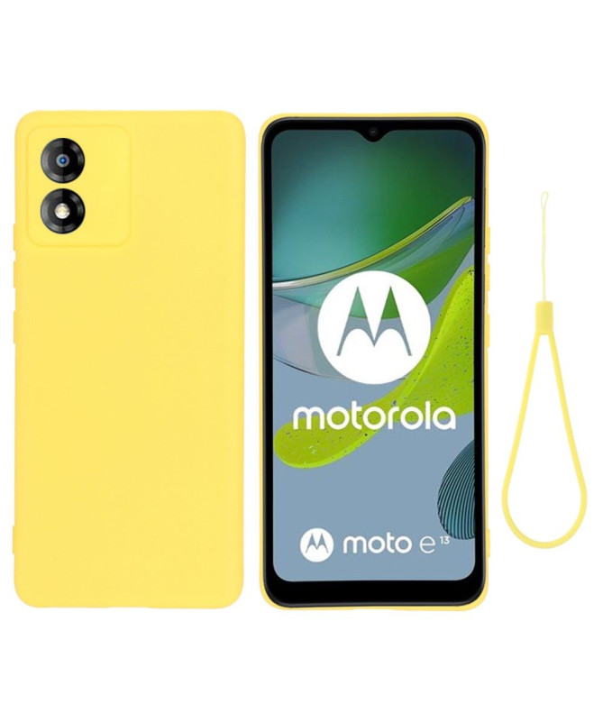 Coque Moto E13 Puro silicone liquide