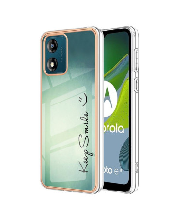 Coque Moto E13 Garder le sourire