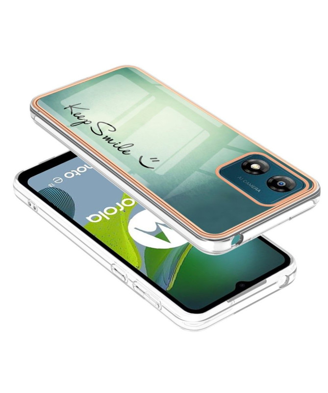 Coque Moto E13 Garder le sourire