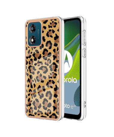 Coque Moto E13 Léopard