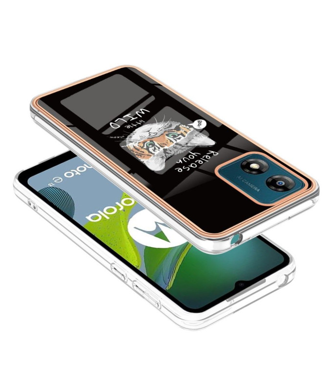 Coque Moto E13 Esprit Félin