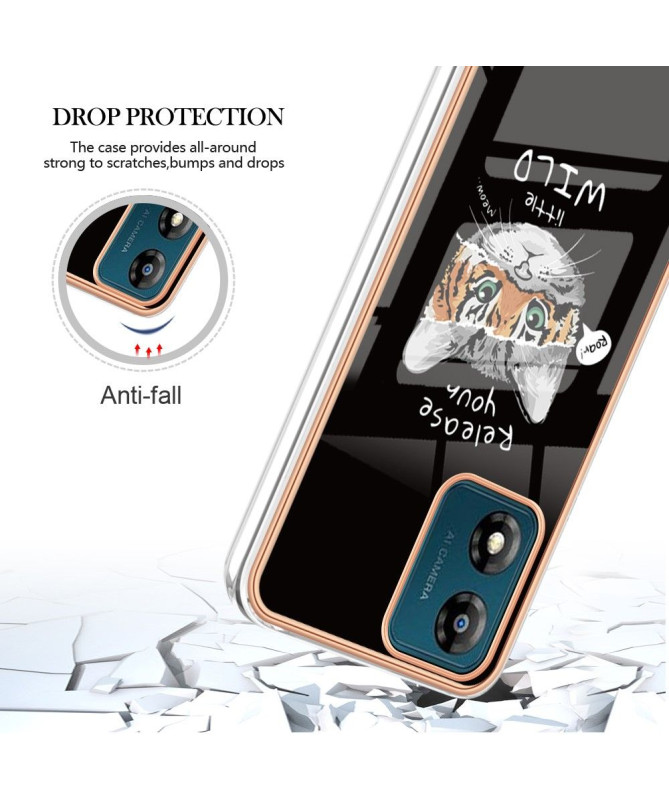 Coque Moto E13 Esprit Félin
