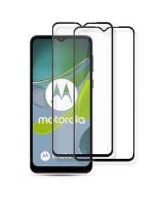 Protections d'écran Moto E13 en verre trempé Full Size (2 pièces)