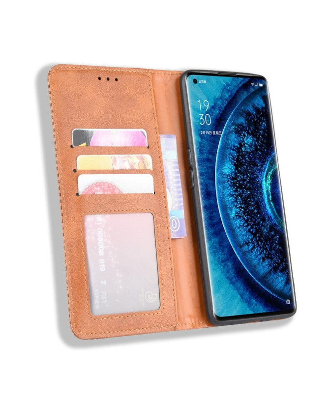 Housse Oppo Find X2 Pro Le Cirénius Style Cuir