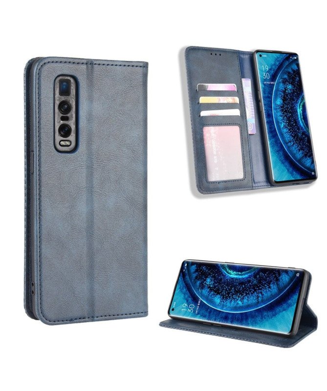 Housse Oppo Find X2 Pro Le Cirénius Style Cuir