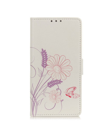 Housse Oppo Find X2 Pro Flower Butterfly