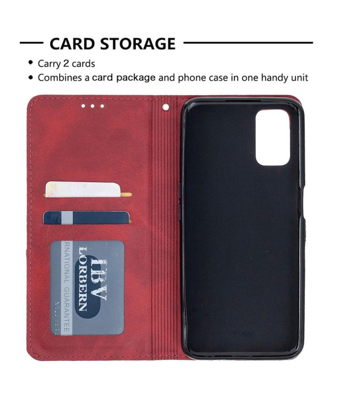 Housse Oppo A72 Célinia Style Cuir Porte Cartes
