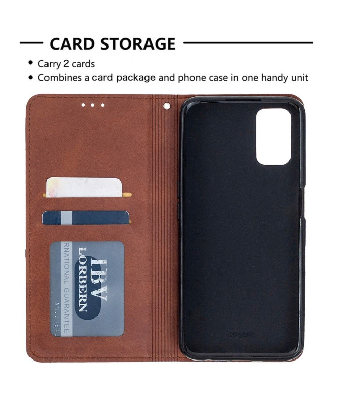 Housse Oppo A72 Célinia Style Cuir Porte Cartes