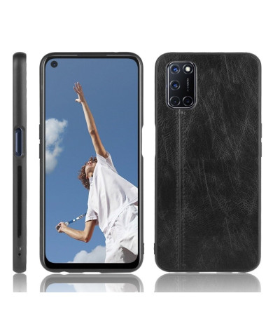 Coque Oppo A72 Effet Cuir Coutures