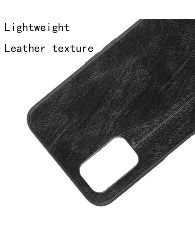 Coque Oppo A72 Effet Cuir Coutures