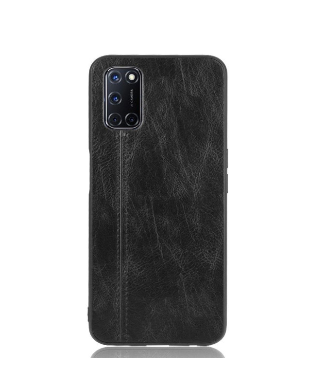 Coque Oppo A72 Effet Cuir Coutures