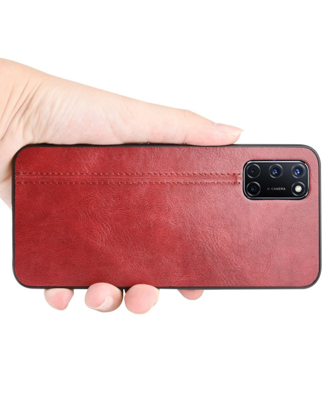Coque Oppo A72 Effet Cuir Coutures