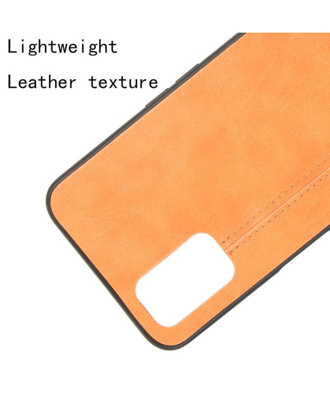 Coque Oppo A72 Effet Cuir Coutures
