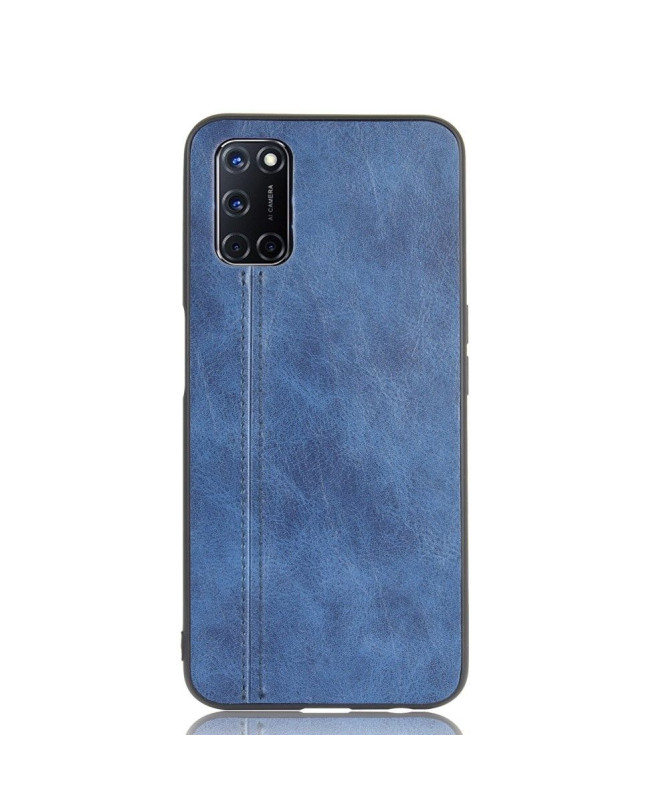 Coque Oppo A72 Effet Cuir Coutures