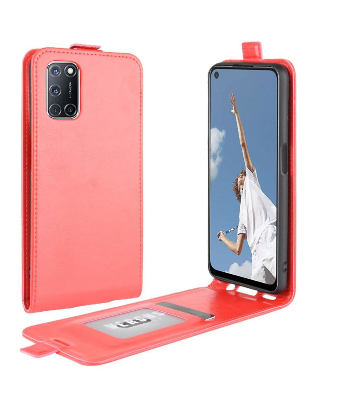 Housse Oppo A72 simili cuir avec rabat verticale