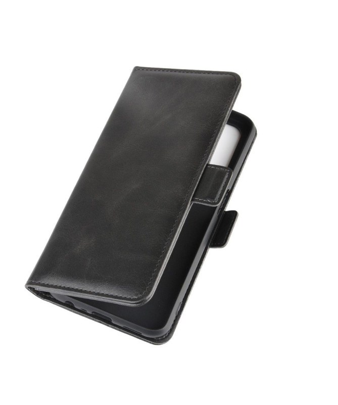 Housse Oppo A72 revêtement simili cuir mat