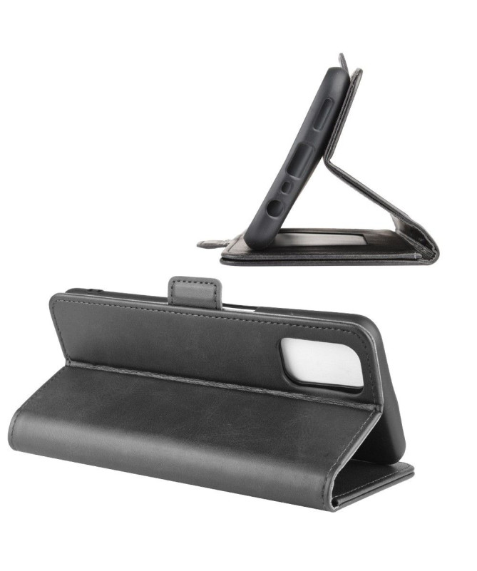 Housse Oppo A72 revêtement simili cuir mat