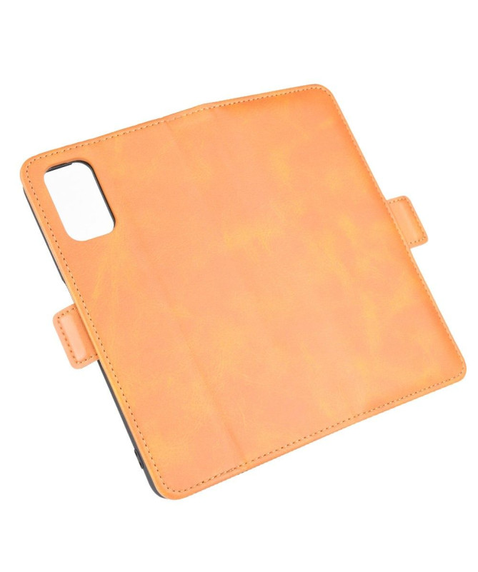 Housse Oppo A72 revêtement simili cuir mat