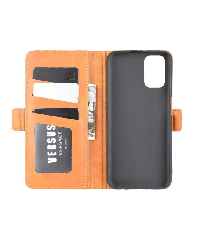 Housse Oppo A72 revêtement simili cuir mat