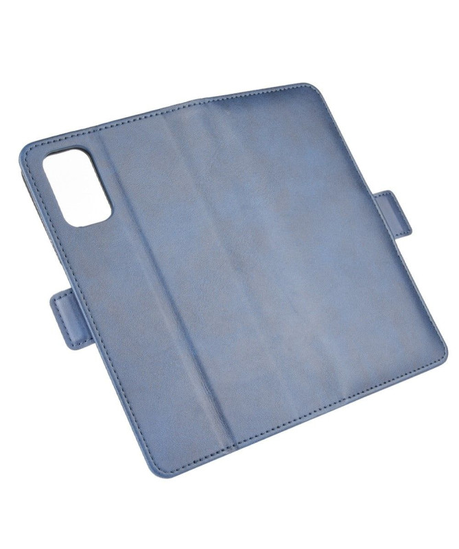 Housse Oppo A72 revêtement simili cuir mat