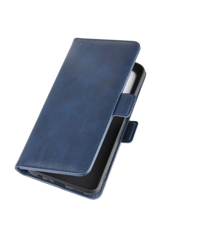 Housse Oppo A72 revêtement simili cuir mat