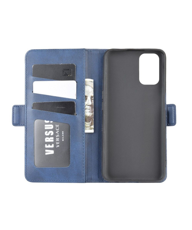 Housse Oppo A72 revêtement simili cuir mat