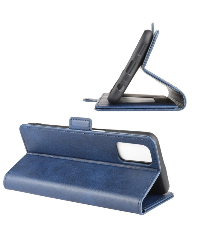 Housse Oppo A72 revêtement simili cuir mat