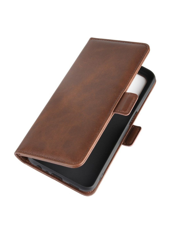 Housse Oppo A72 revêtement simili cuir mat