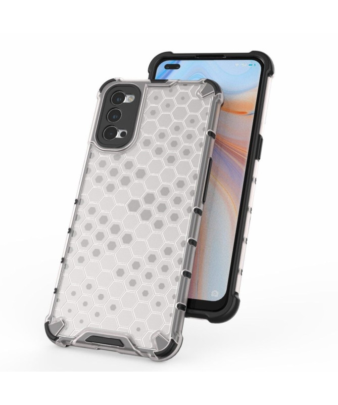 Coque Oppo Reno 4 5G Design Nid d'abeille